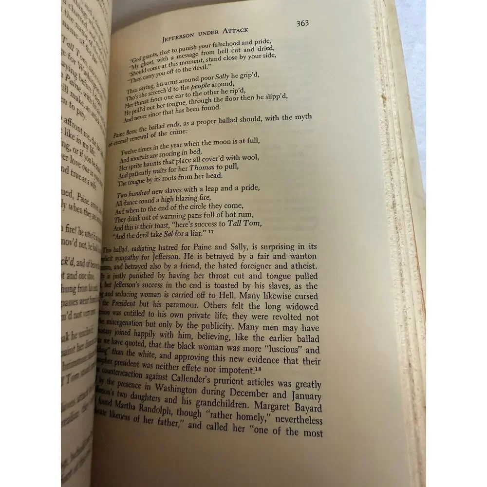 Thomas Jefferson An Intimate History - Fawn Brodie First Edition 1974 Hardcover